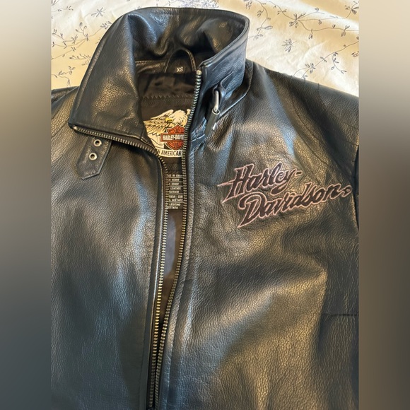 Harley Davidson leather biker jacket - Picture 4 of 8
